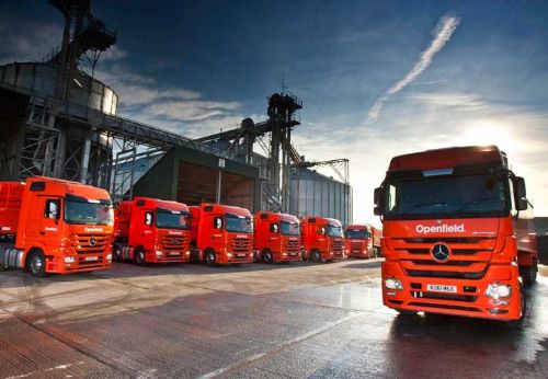 Mercedes-Benz Actros go with the grain for Openfield Mercedes-Benz Actros go with the grain for Openfield