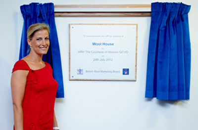 Countess of Wessex opens new Wool Board offices Countess of Wessex opens new Wool Board offices