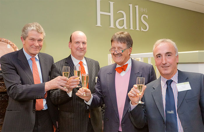 Bargain Hunt star opens Halls' new auction headquarters Bargain Hunt star opens Halls' new auction headquarters