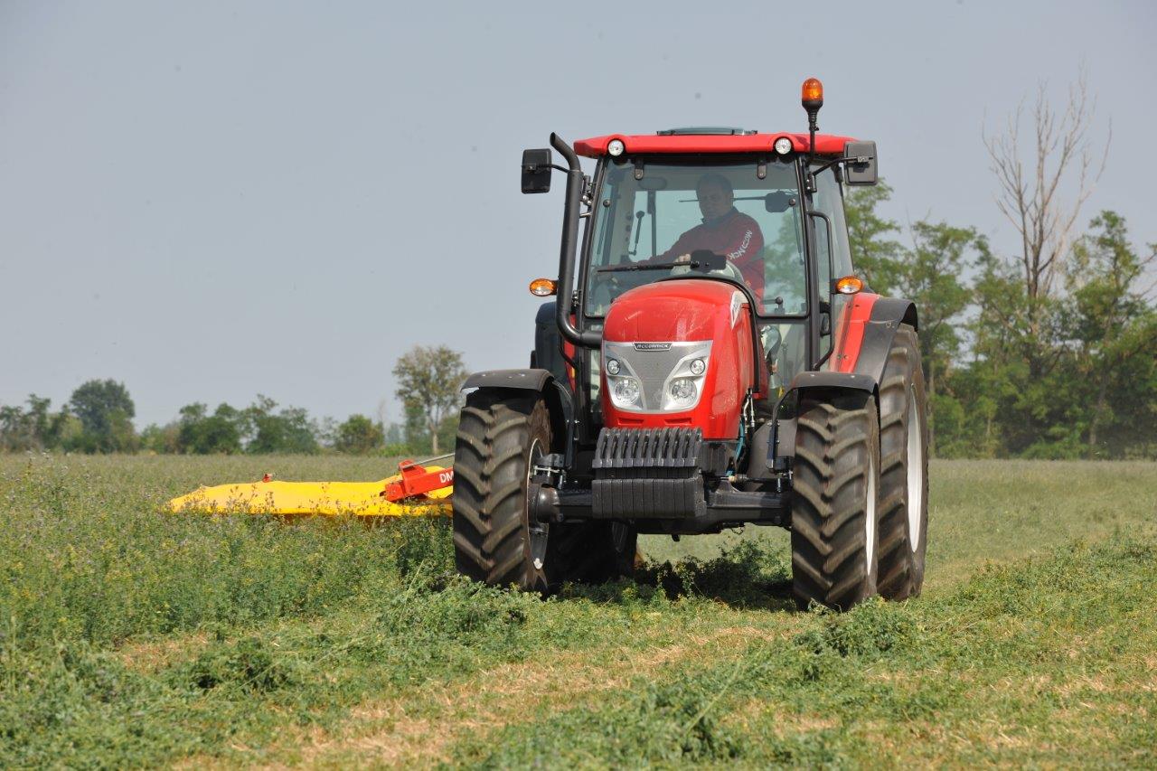 The Power Plus version of the McCormick X50.40 has engine outputs of 105hp for draft work and 113hp for pto and transport operations. The Power Plus version of the McCormick X50.40 has engine outputs of 105hp for draft work and 113hp for pto and transport operations.