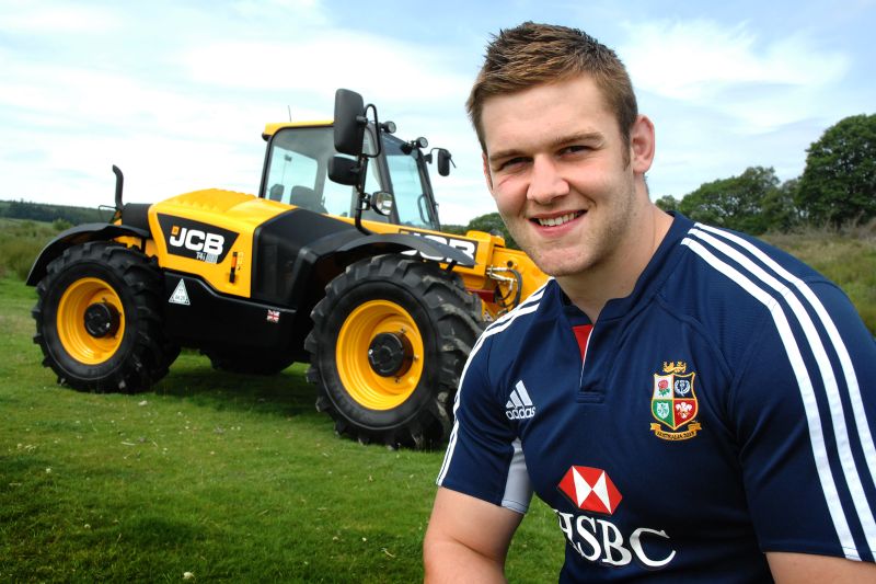 Welsh Rugby star Dan Lydiate beefs up JCB's promotion Welsh Rugby star Dan Lydiate beefs up JCB's promotion