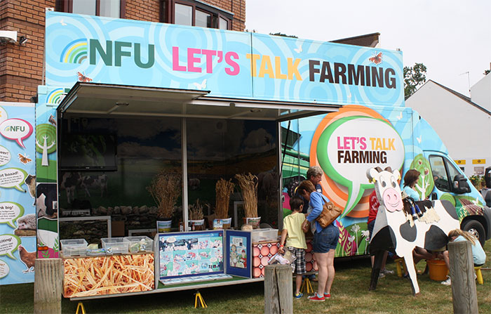 Johnny Ball NFU Roadshow visits Royal Welsh Show Johnny Ball NFU Roadshow visits Royal Welsh Show