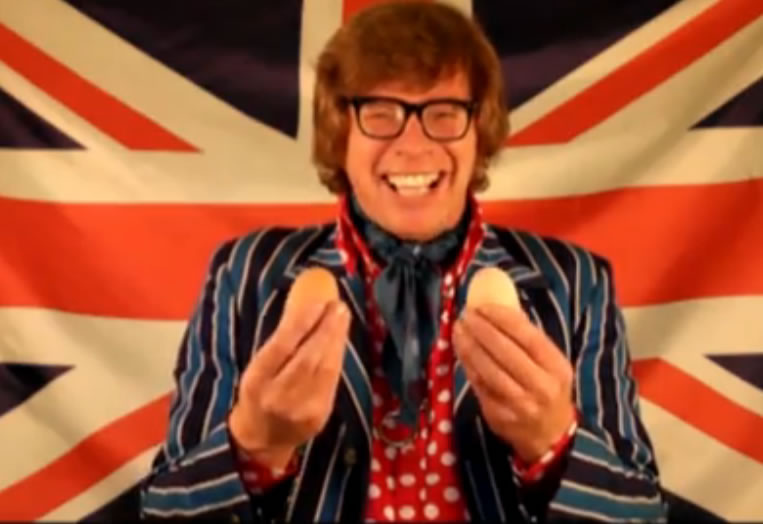 Austin Powers on Free Range Eggs Austin Powers on Free Range Eggs