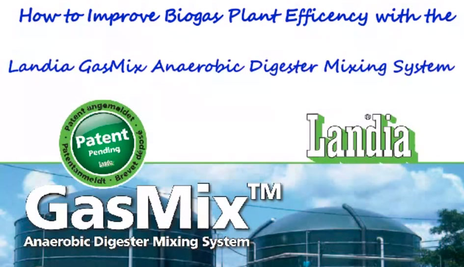 How the Landia GasMix Mixer Improves Biogas Plant Efficency