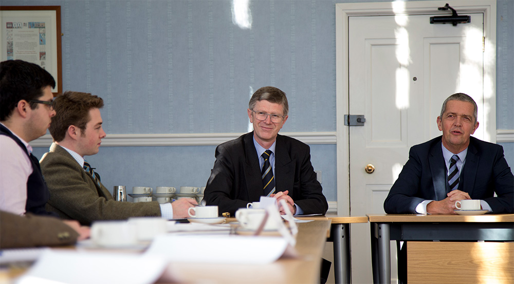 Guy Smith came to the University to discuss Brexit and a domestic agricultural policy with a group of students