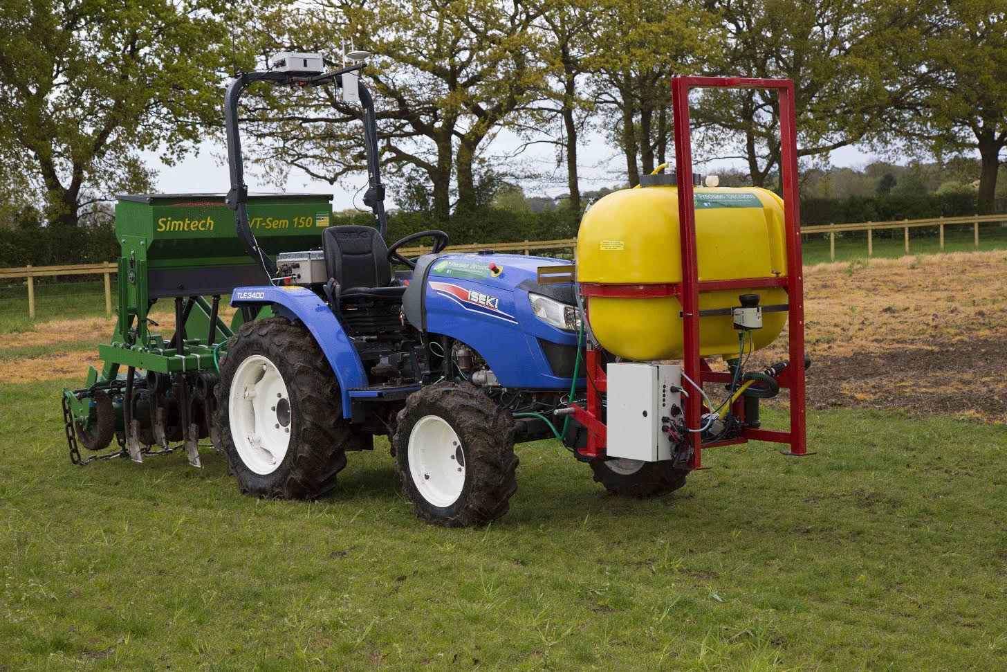 Robotic tractor drills hands-free hectare successfully in world-first project Robotic tractor drills hands-free hectare successfully in world-first project