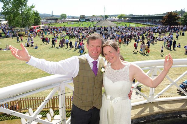 Farming couple who first met 25-years ago tie the knot at Great Yorkshire Show Farming couple who first met 25-years ago tie the knot at Great Yorkshire Show