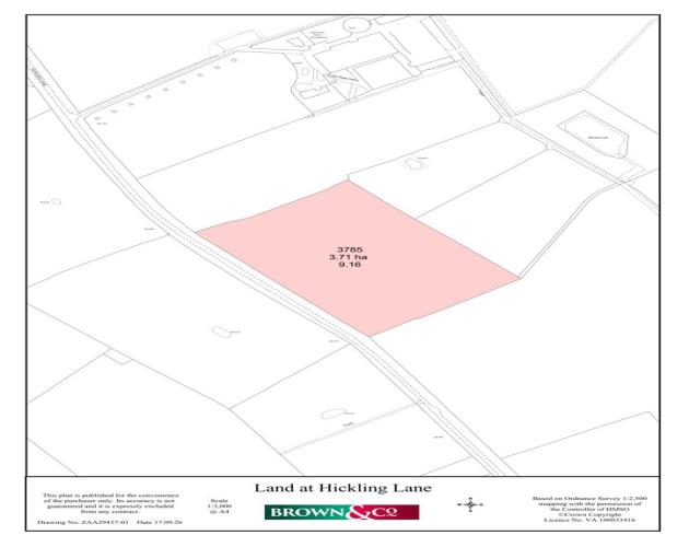 Land On The North Side Of Hickling Lane