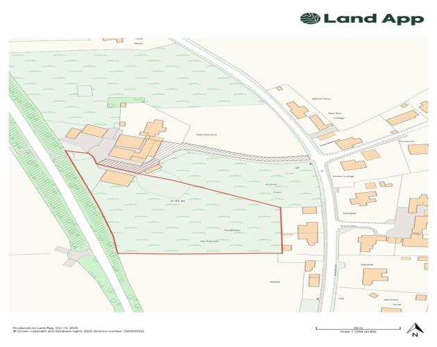 Building Plot At High Lees Farm