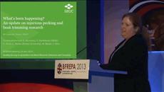 Dr Laura Dixon: Beak Trimming Update at BFREPA Conference 2013 Dr Laura Dixon: Beak Trimming Update at BFREPA Conference 2013