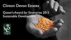 Clinton Devon Estates Queen's Award for Enterprise 2015 Clinton Devon Estates Queen's Award for Enterprise 2015