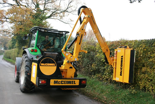 Another view from McConnel’s new PA6500T front and rear-mounted power arm.