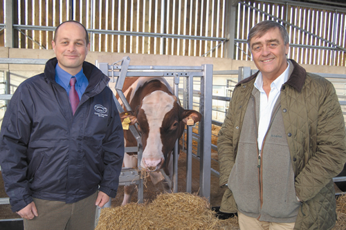 Duke of Westminster (right) and Stuart Boothman