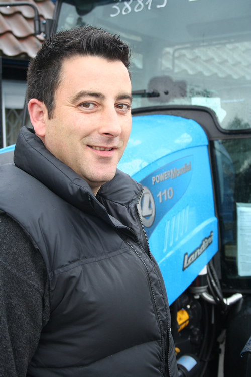 Cen Owen, Anglesey-based Landini tractor demonstrator and salesman at DLC Equipment.