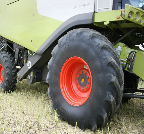 A new Michelin tyre which can help reduce the stress and hassle associated with moving combine harvesters by road, whilst delivering increased productivity on the farm