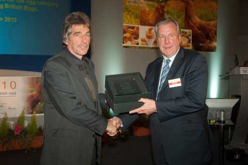 Elwyn Griffiths collected the Retailer of the Year award on behalf of Aldi