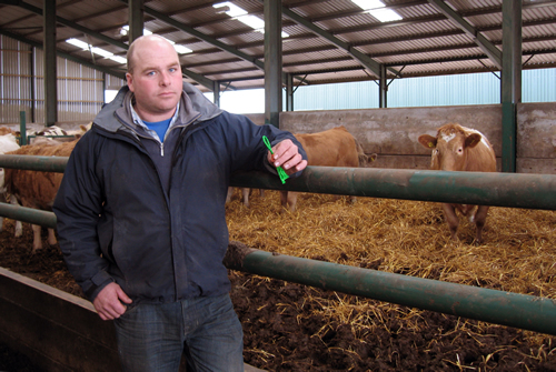 Wullie Russell, a cattle farmer in the Scottish Borders, was left fighting for his life after an incident in similar conditions.
