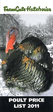 2011 Poult price list cover