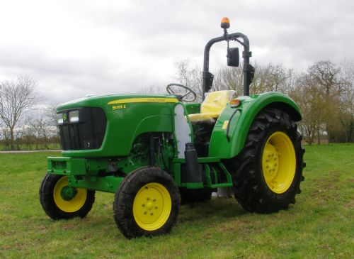 New two-wheel drive version of the John Deere 5055E 55hp utility tractor