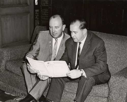 USA 1963: Jack De Witt and Josef Meerpohl (right)