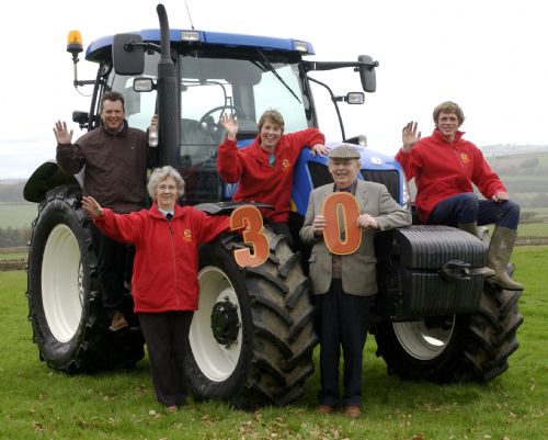 Hall Hill Farm Family - David Gibson, Pat Gibson,  Ann Darlington, Jack Gibson and Richard Darlington