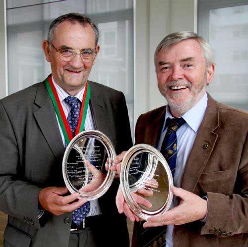 Gareth Vaughan (left) and Dei Tomos (right) 