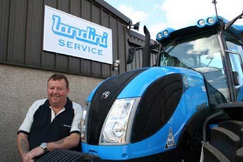 David Walkinshaw of DHW Tractors has added the Landini range of tractors to his sales, parts and service operation run from the Carnwath