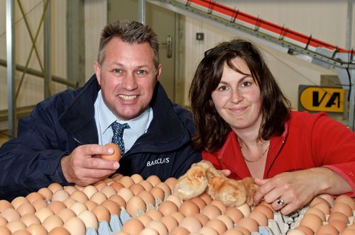 Paul Hazzard, Barclays Agricultural Manger and Julie Hewitt