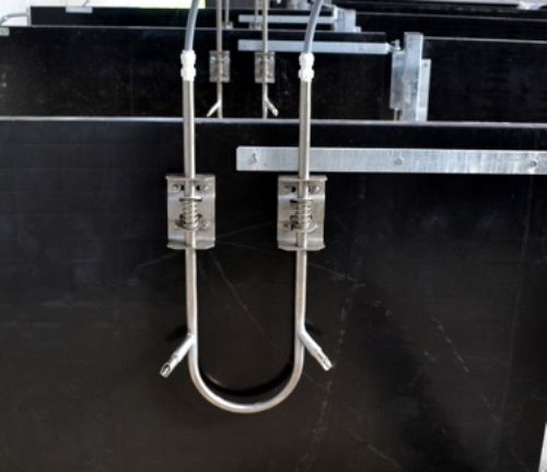 Quality Equipment’s new system circulates warmed  water right down to the drinkers, ensuring the whole installation remains ice-free