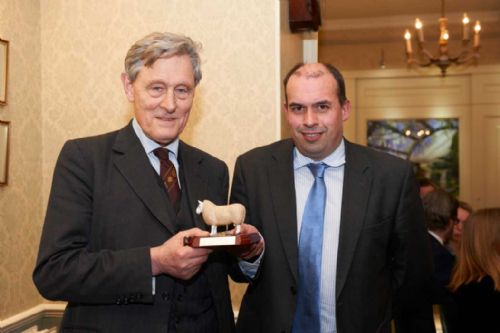 Duke of Montrose presents award to Peter Morris