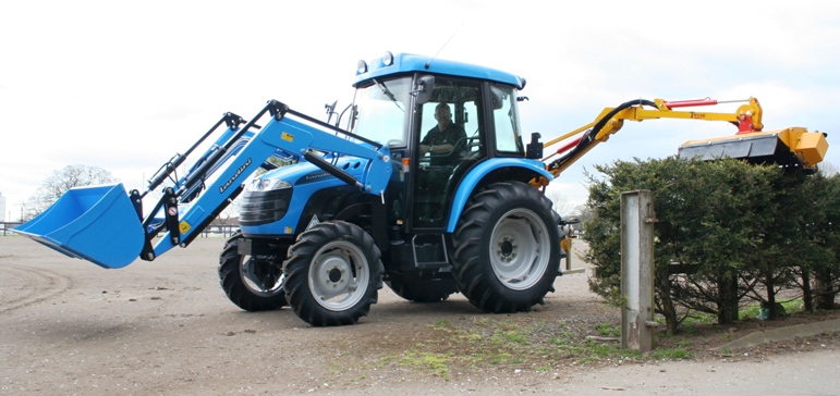 Landini 1-55M with cab and loader from the 1-Series.