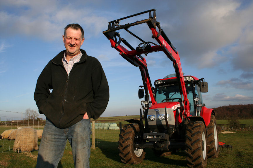 North Yorks farmer Colin Boocock with his new McCormick X60.20 tractor.