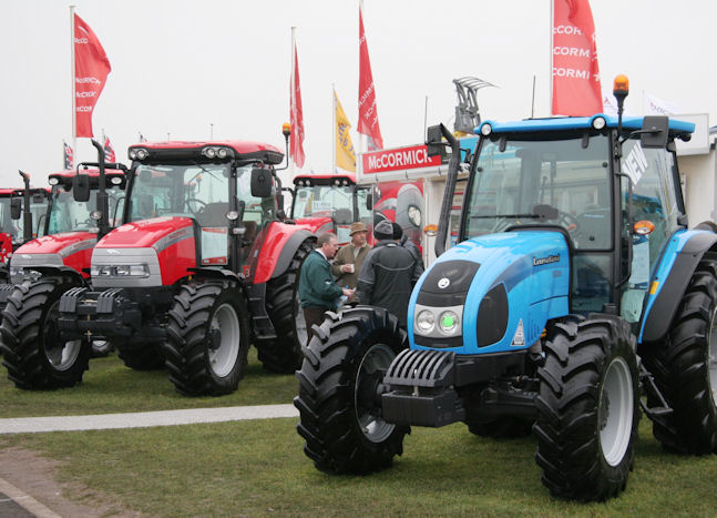 Landini and McCormick tractors built by ARGO are distributed in Britain by AgriArgo UK. 