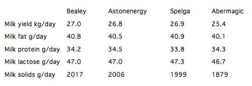 First year results