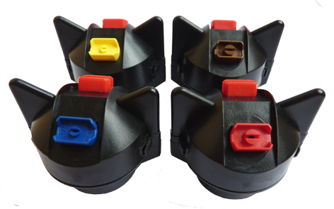 The VPTech nozzle is available with four tip sizes – 02, 03, 04 and 05 – to suit for different spraying situations and speeds.