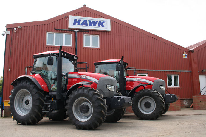 Ten each of the McCormick MTX 150 and XTX185 tractors are in the Hawk fleet for 2012.