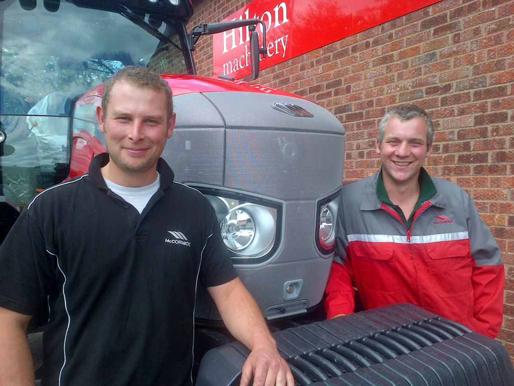 Andy Greaves (left) has been appointed service manager at McCormick dealer Hilton Machinery, while Eric Derry has joined the after-sales team to handle routine servicing and repairs in the workshop and on-farm.