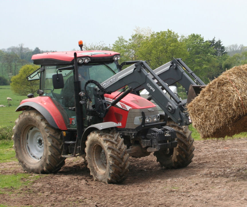 The McCormick X60.40 and loader will perform handling duties around buildings and some field work.