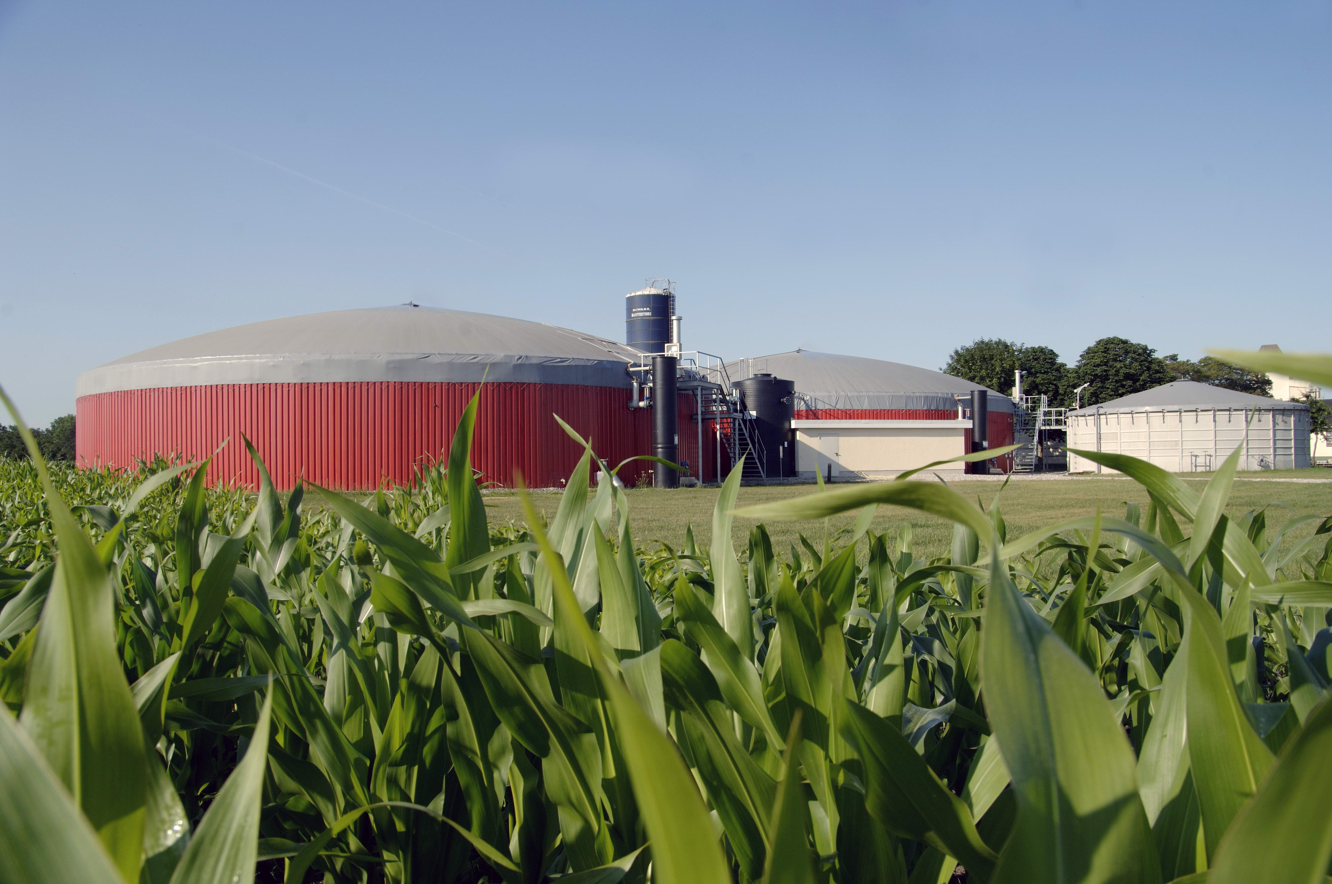 An EnviTec Biogas Anaerobic Digestion Plant