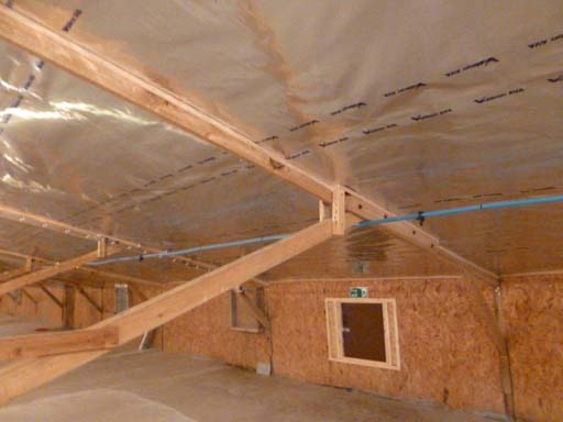 Valeron lining material installed in the refurbished Noble Foods rearing houses