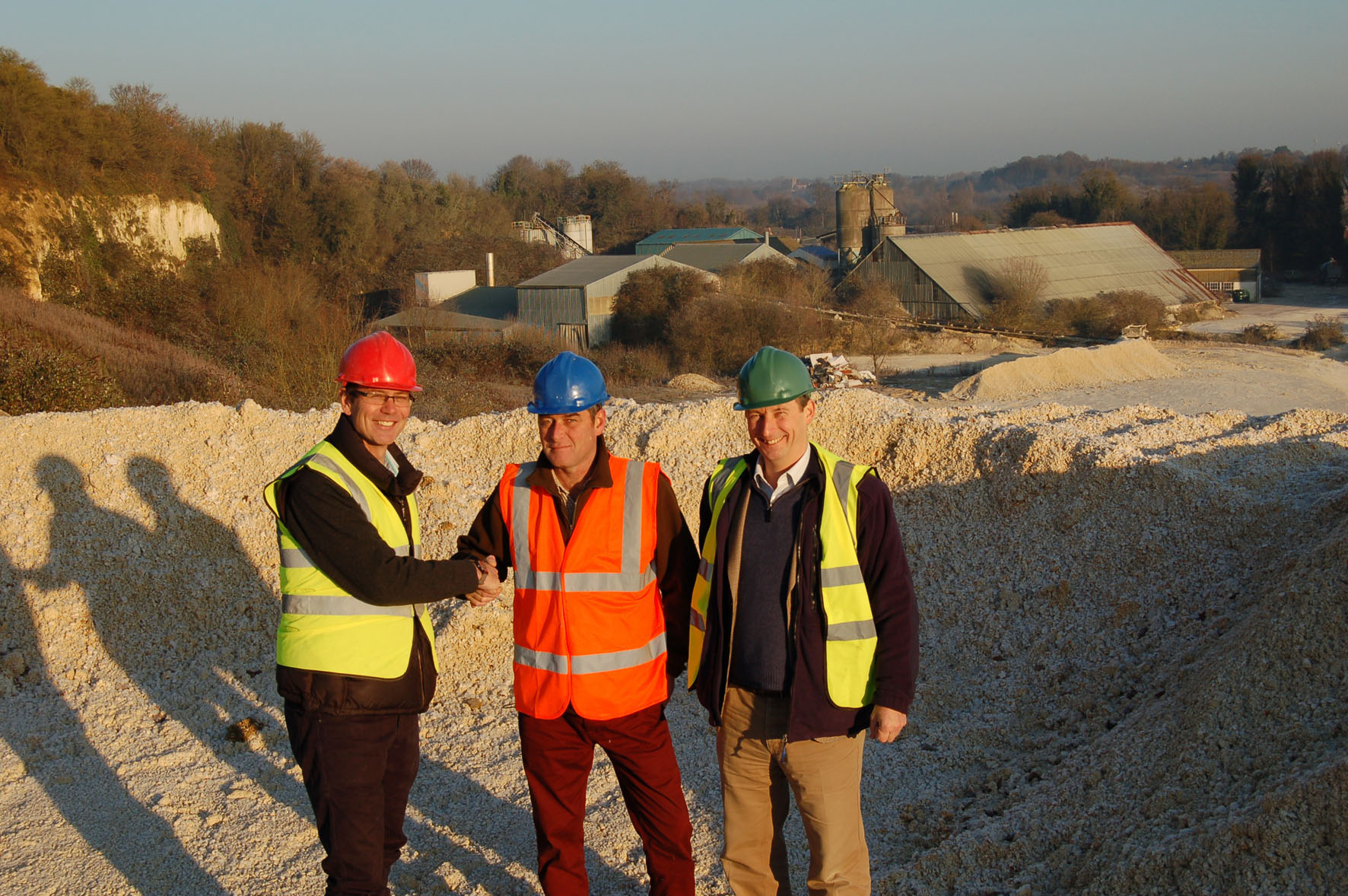 from Left, Peter Watson, Prism Corporate Broking, Richard Blew, Needham Chalks, Robert Fiske, Prism Corporate Broking