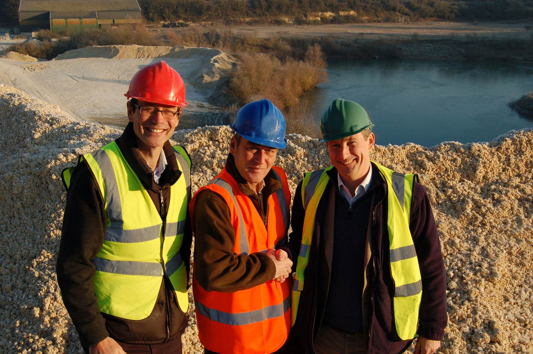 from Left, Peter Watson, Prism Corporate Broking, Richard Blew, Needham Chalks, Robert Fiske, Prism Corporate Broking