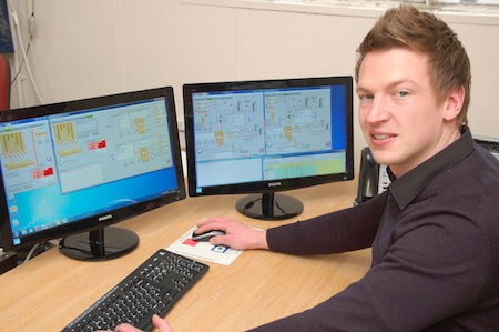 Richard Jones, says the new mill software had improved weighing accuracy and raw material traceability