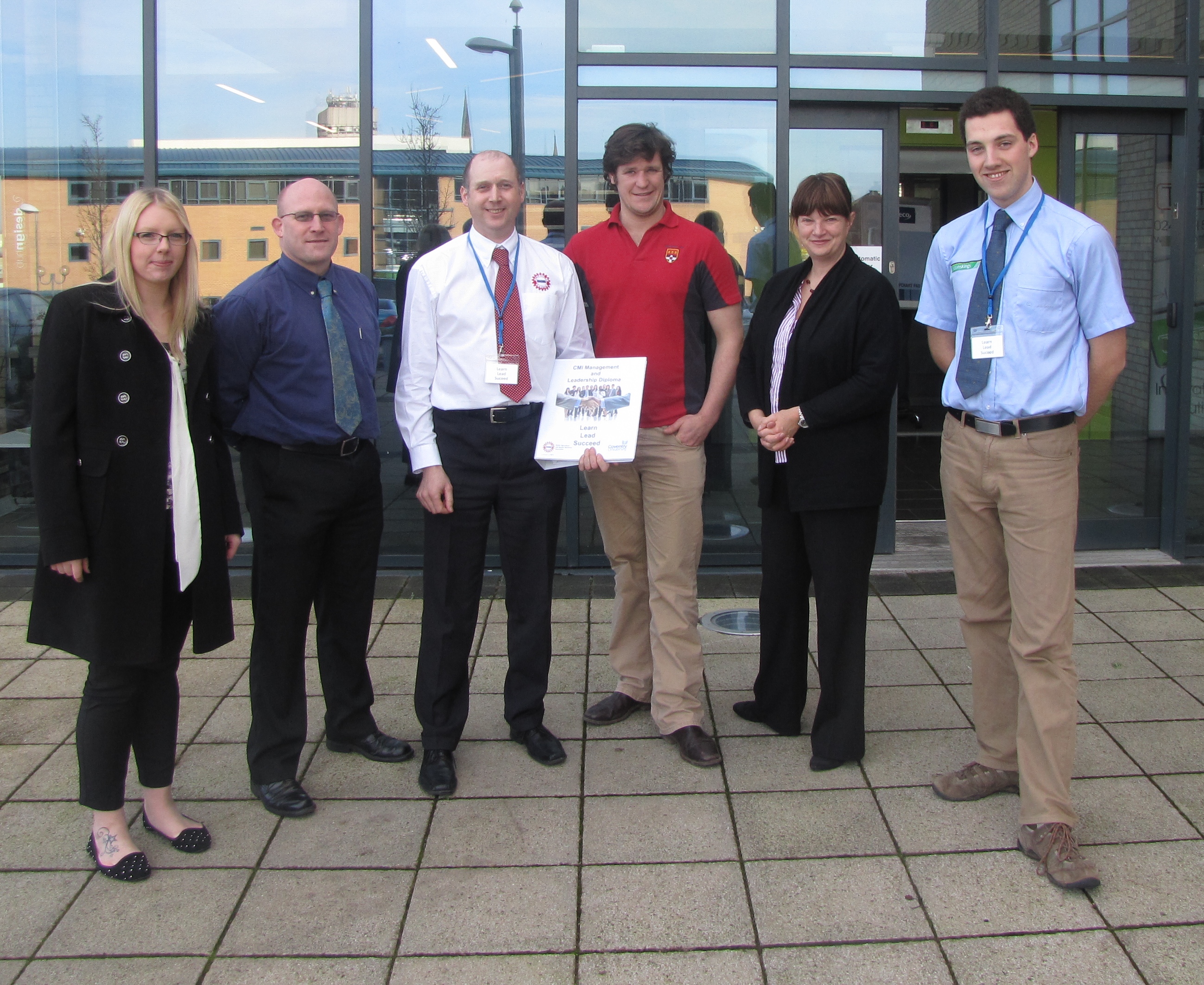 Robyn Taylor (R T Machinery), John Palmer (Anglia Harvesters), Adam Wyatt (BAGMA), Clive Chapman (Bavenhill Mechanics), Jeannine Mortlock (Managing Director of Acua Limited) and Elliot Prior (Masons Kings)