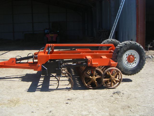 The finished machine which has been in service for two seasons