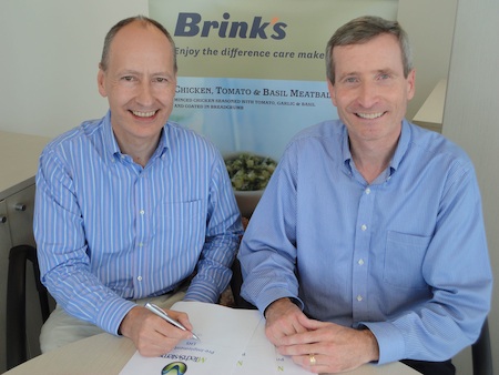 Jim Johnston[left] pictured with John Timms in New Zealand