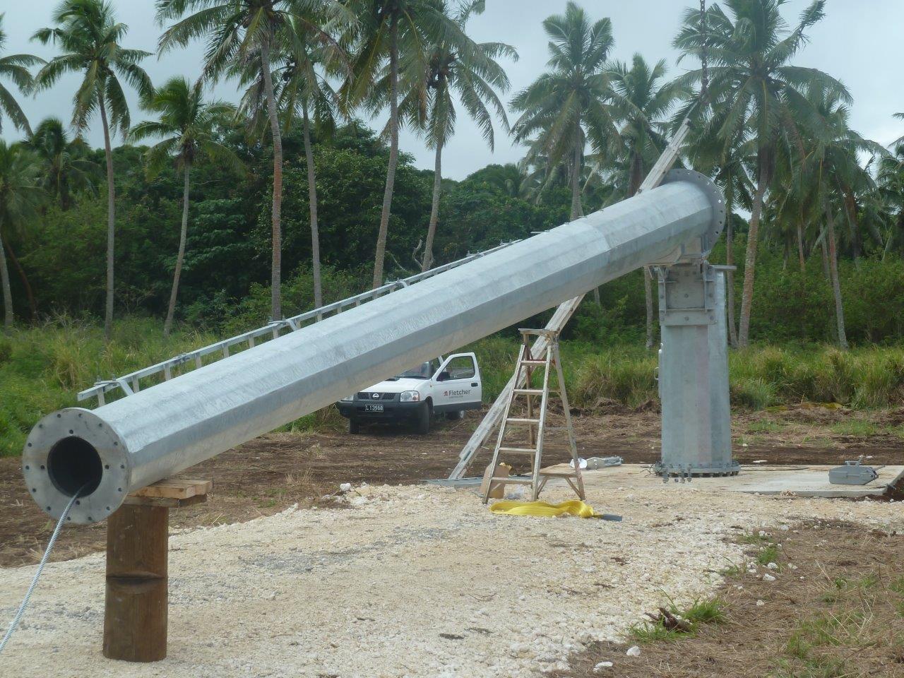 •	The Gaia-Wind turbine at palm tree height, is designed to be in scale with its environment