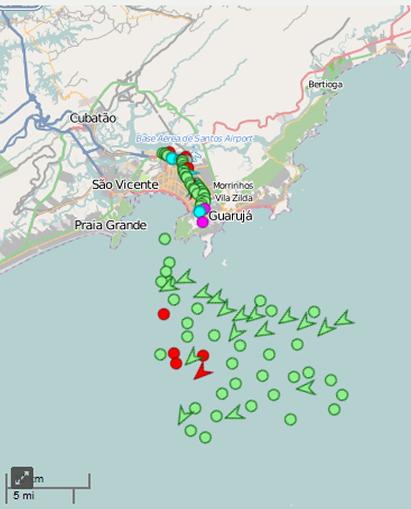 The queue of waiting ships today is numbered in hundreds, each with an average waiting time of 34 days