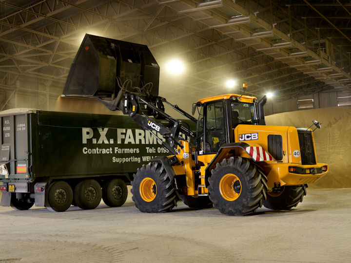 Out-loading and re-handling grain and other bulk materials is also in the new loader