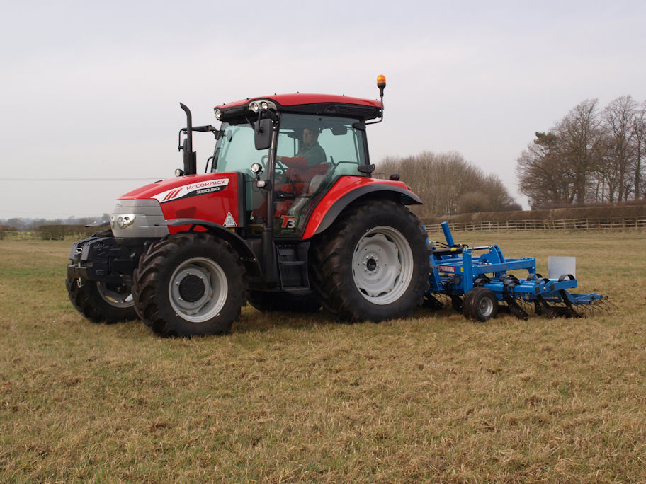 The McCormick X60 series – this is the 112/121hp X60.50 – is one of HJR Agri’s best-selling tractors.